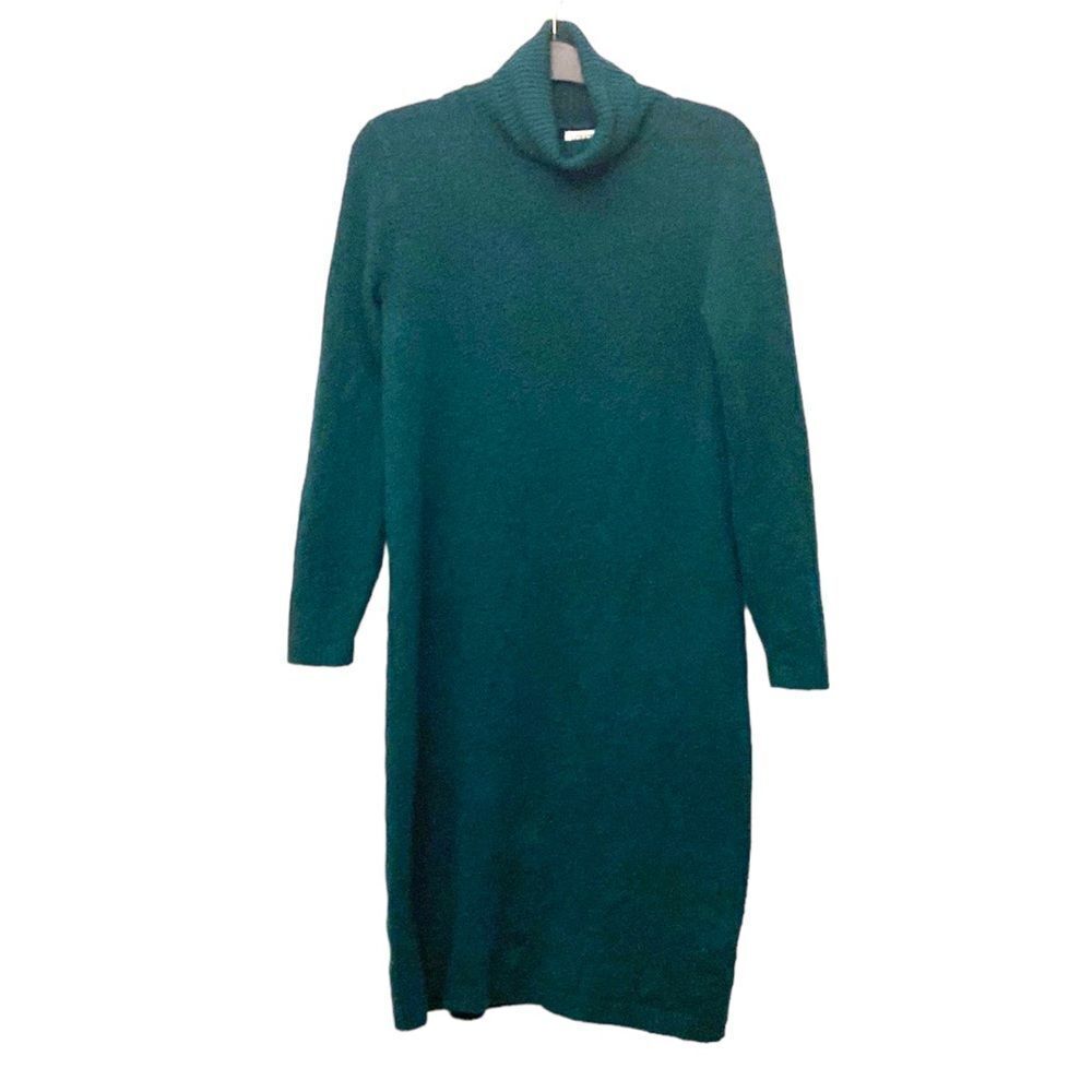 Emerald Green J Crew Turtleneck Sweater Dress